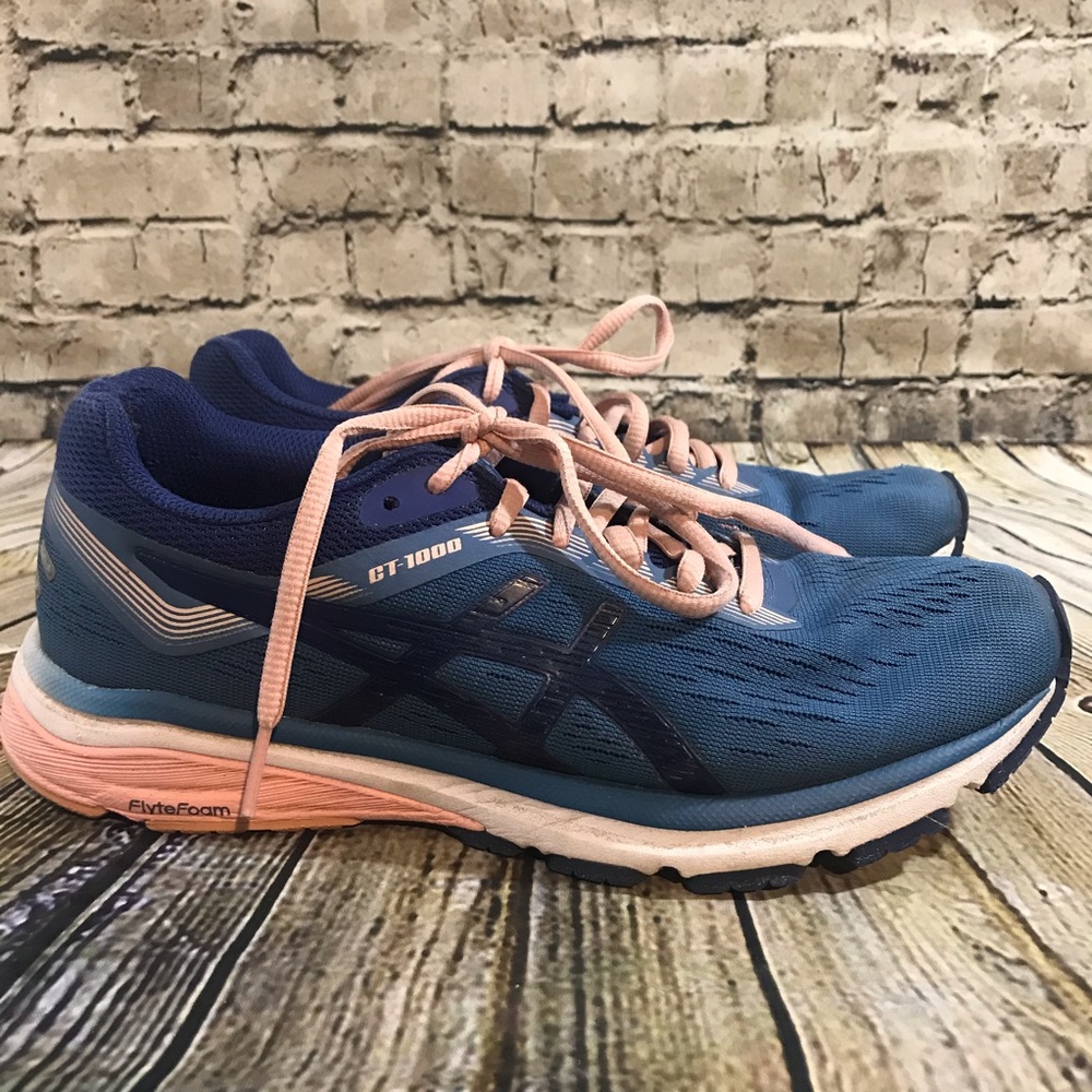 ASICS GT-1000 Blue Pink Athletic Shoes